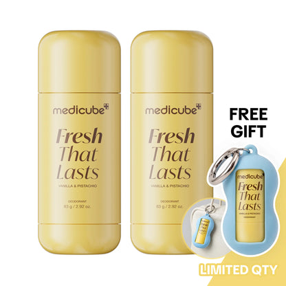 [NEW] [Medicube] Deodorant Vanilla & Pistachio Fresh That Lasts | 24 Hour Odor Control, No Aluminum, Baking Soda, Parabens, Phthalates, Ethanol | Brightening & Smoothing for Dark Underarms with Kojic Acid & Turmeric | Korean Skincare, K-Beauty