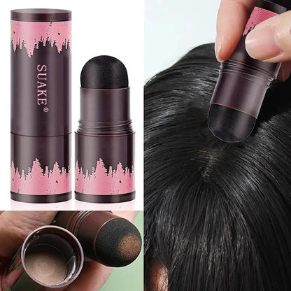 Two Colors of Hairline Concealer Powder, Hairline Shadow Powder, Natural Coverage, Waterproof and Sweat-Proof, Unisex, Suitable for People with Sparse Hair
