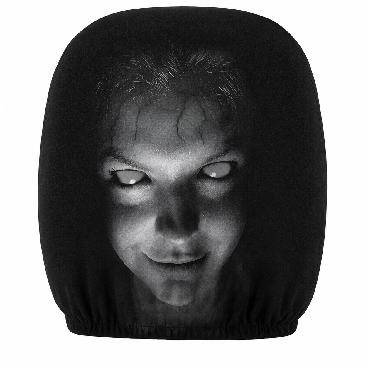 Skull Horror Car Headrest Covers – Universal Fit