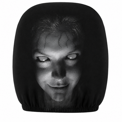 Skull Horror Car Headrest Covers – Universal Fit