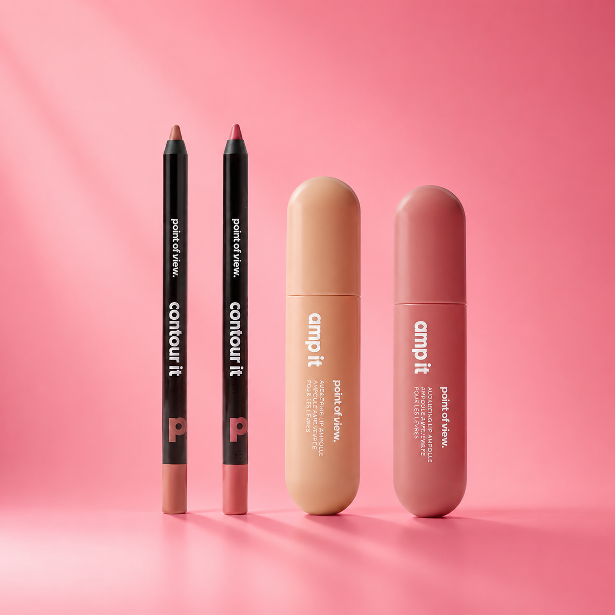 Amp (K)It by Point of View Beauty: Lip Liner + Gloss Bundle