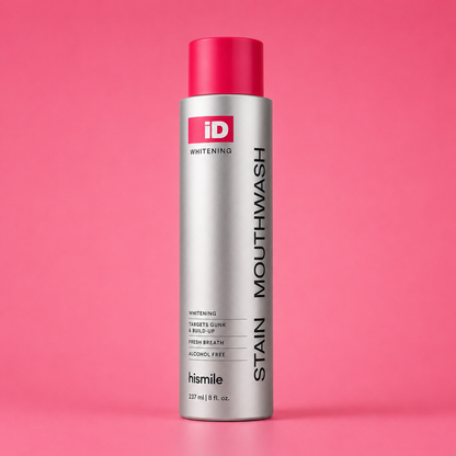 Hismile Id Stain Whitening Mouthwash for White Teeth