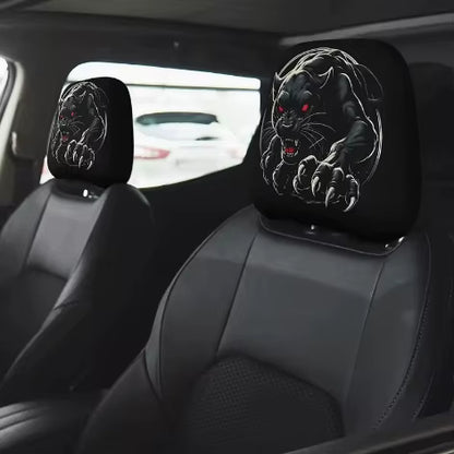 Graphic Car Headrest Cover