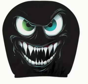 Graphic Car Headrest Cover