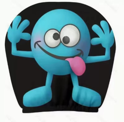 Graphic Car Headrest Cover