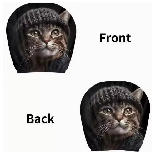 Graphic Car Headrest Cover