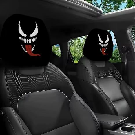 Graphic Car Headrest Cover
