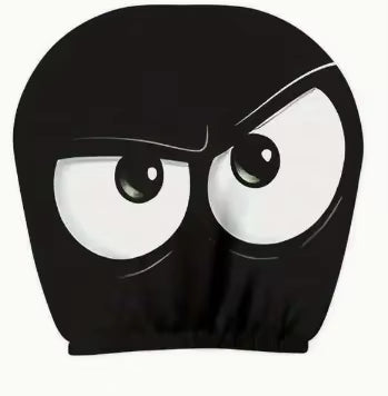 Graphic Car Headrest Cover