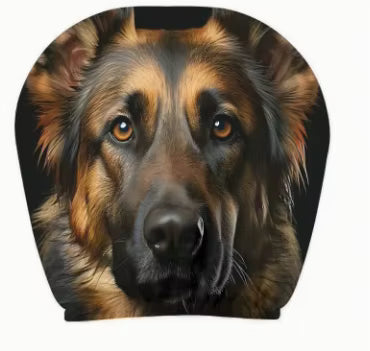 Graphic Car Headrest Cover