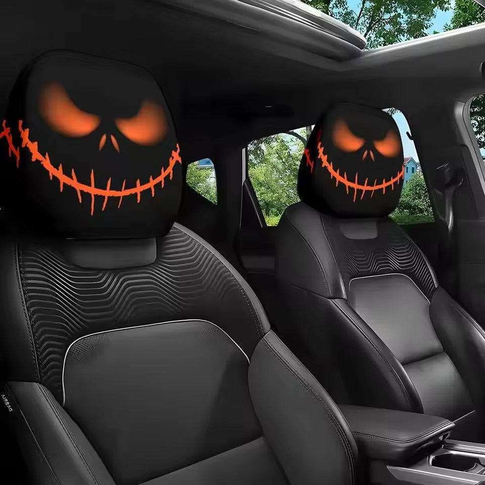 Car Headrest Cover Decor Big-eyed Cartoon
