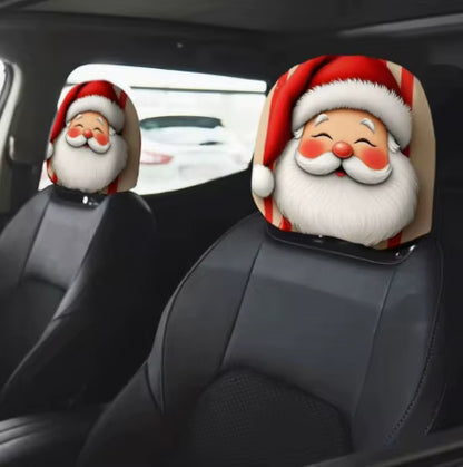 Graphic Car Headrest Cover