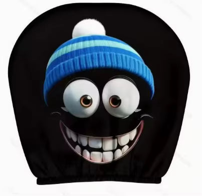 Graphic Car Headrest Cover