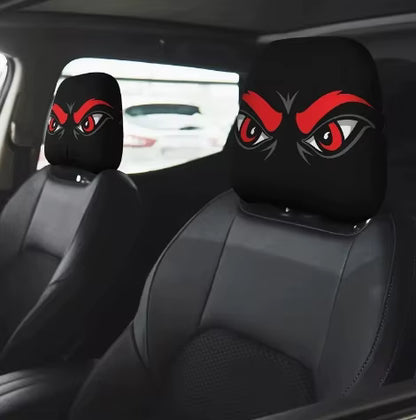 Graphic Car Headrest Cover