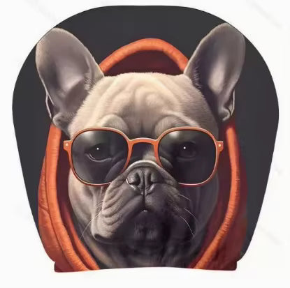 Graphic Car Headrest Cover