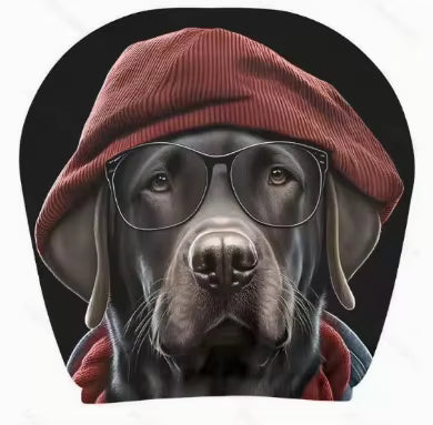 Graphic Car Headrest Cover