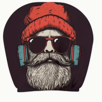 Graphic Car Headrest Cover