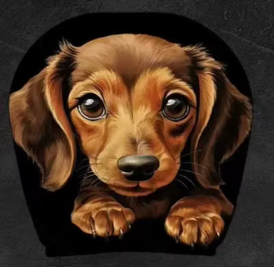 Graphic Car Headrest Cover