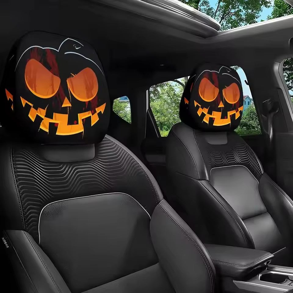 Car Headrest Cover Decor Big-eyed Cartoon