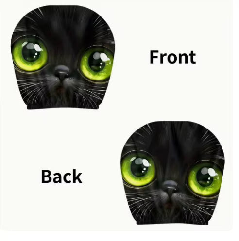 Graphic Car Headrest Cover