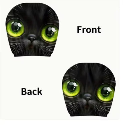 Graphic Car Headrest Cover