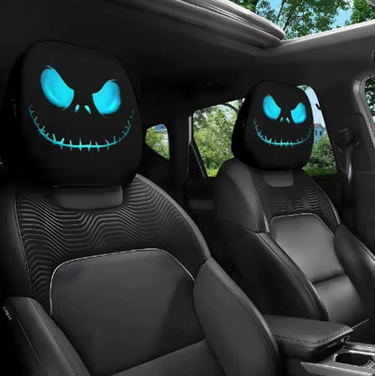 Graphic Car Headrest Cover
