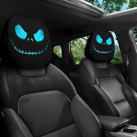 Graphic Car Headrest Cover
