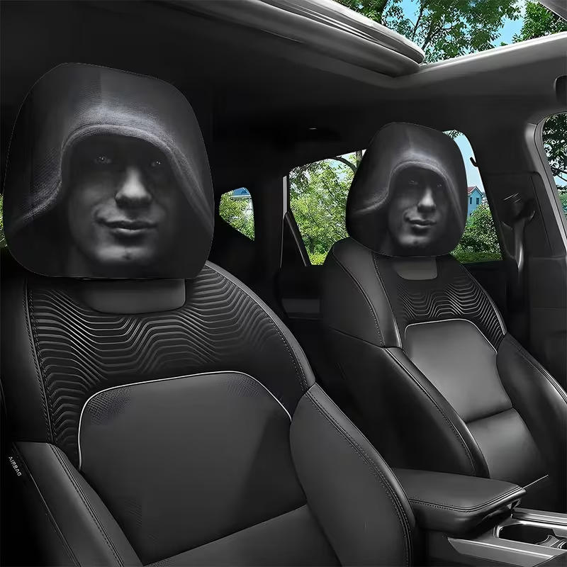Whole Seasons Stretchy Car Headrest Cover Customizable Printed Pillow Case With Your Own Photo Universal Fit Car Seat Protector - Buy  Product on Alibaba.com