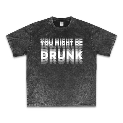Funny Crew Neck Cotton Tee