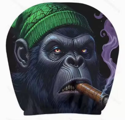 Graphic Car Headrest Cover