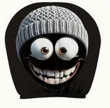 Graphic Car Headrest Cover