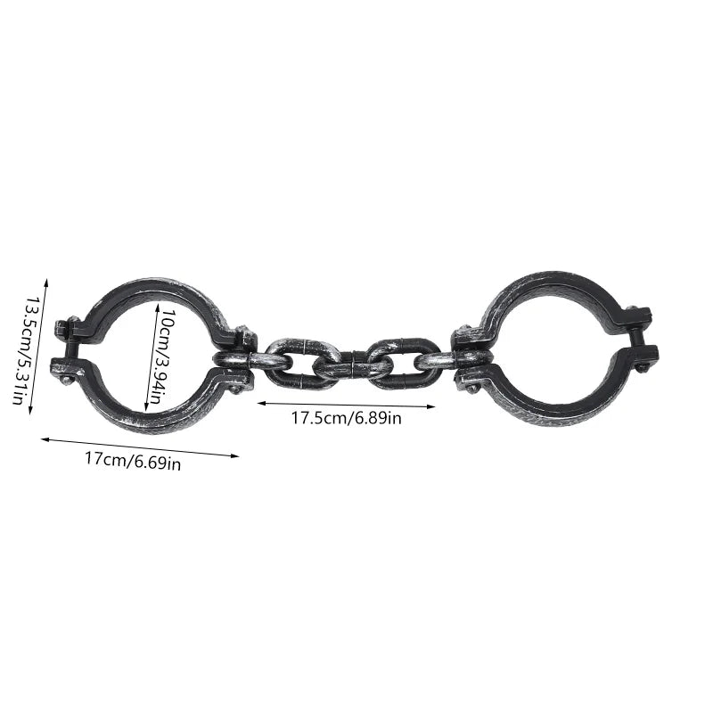 Halloween Fake Chains Set – Haunted House Horror Decoration