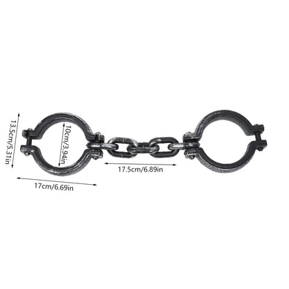 Halloween Fake Chains Set – Haunted House Horror Decoration