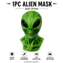 Alien Mask for Halloween & Cosplay