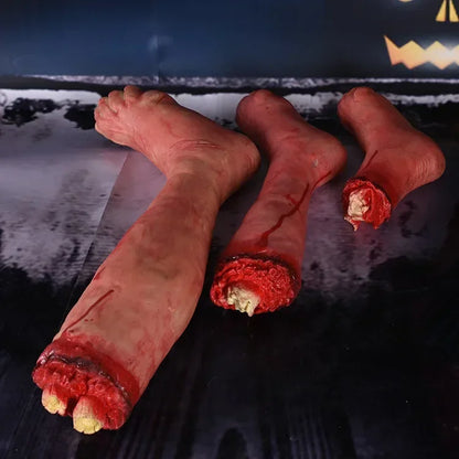 Bloody Severed Hand Prop – Realistic Halloween Decoration