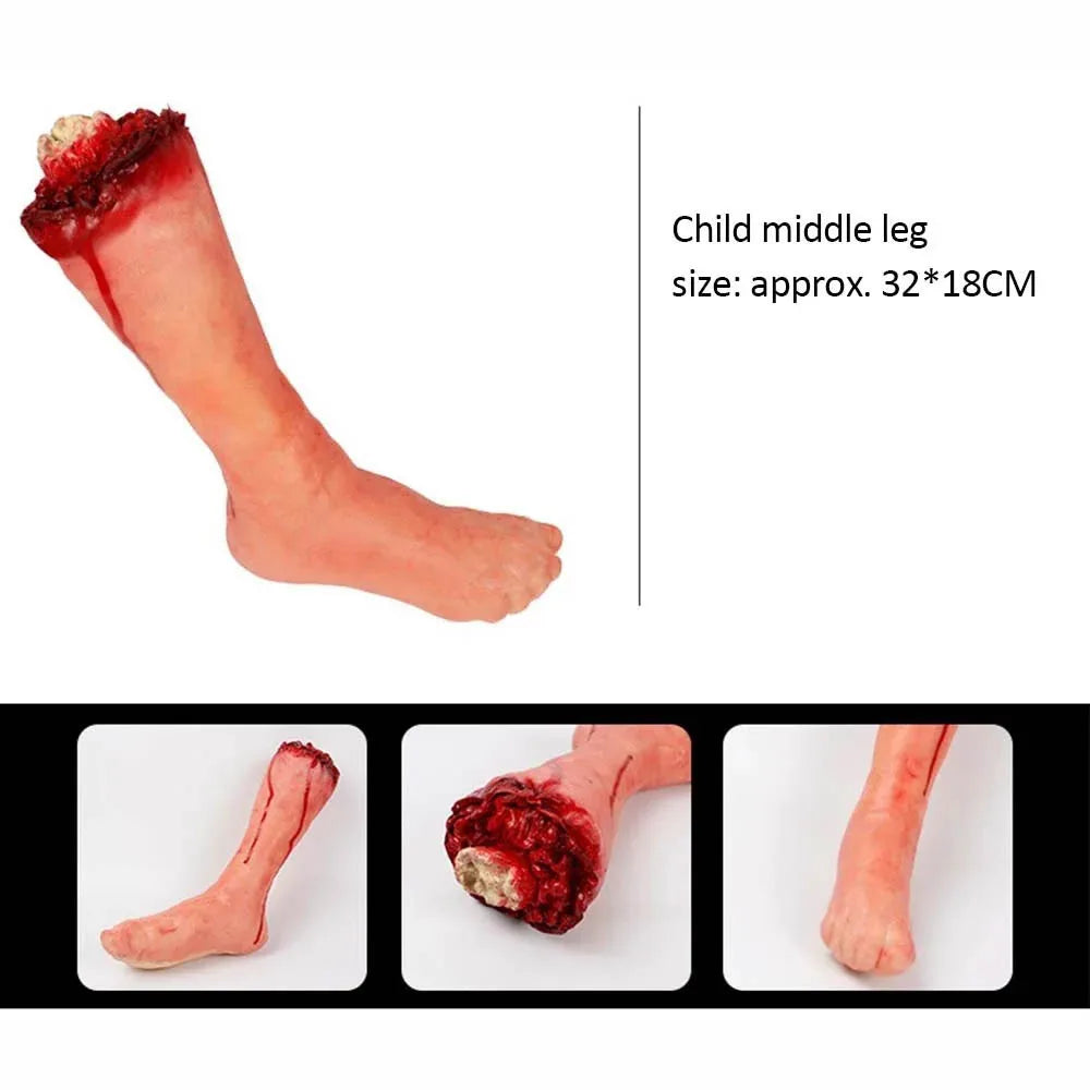 Bloody Severed Hand Prop – Realistic Halloween Decoration