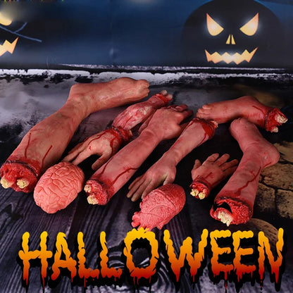 Bloody Severed Hand Prop – Realistic Halloween Decoration