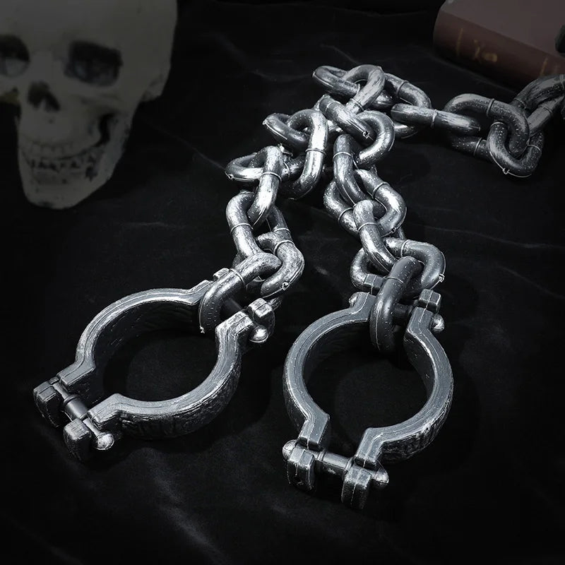 Halloween Fake Chains Set – Haunted House Horror Decoration