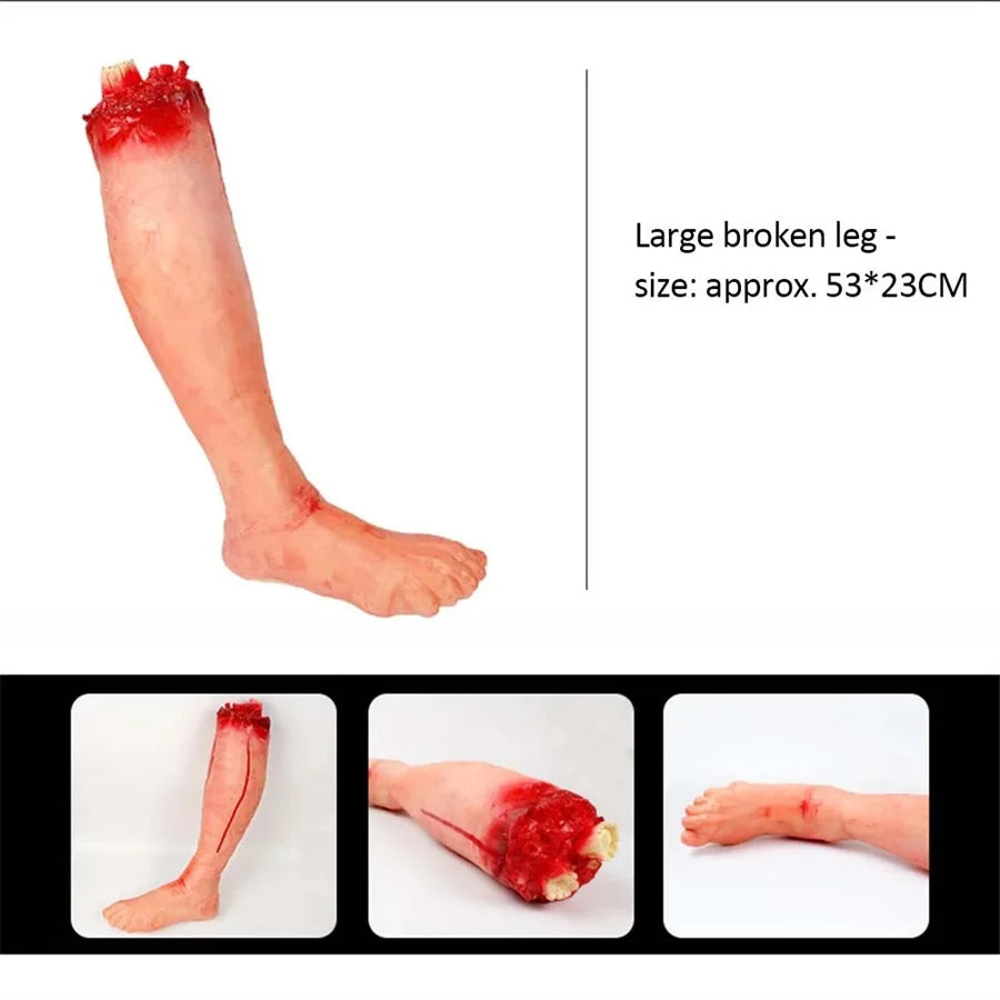 Bloody Severed Hand Prop – Realistic Halloween Decoration