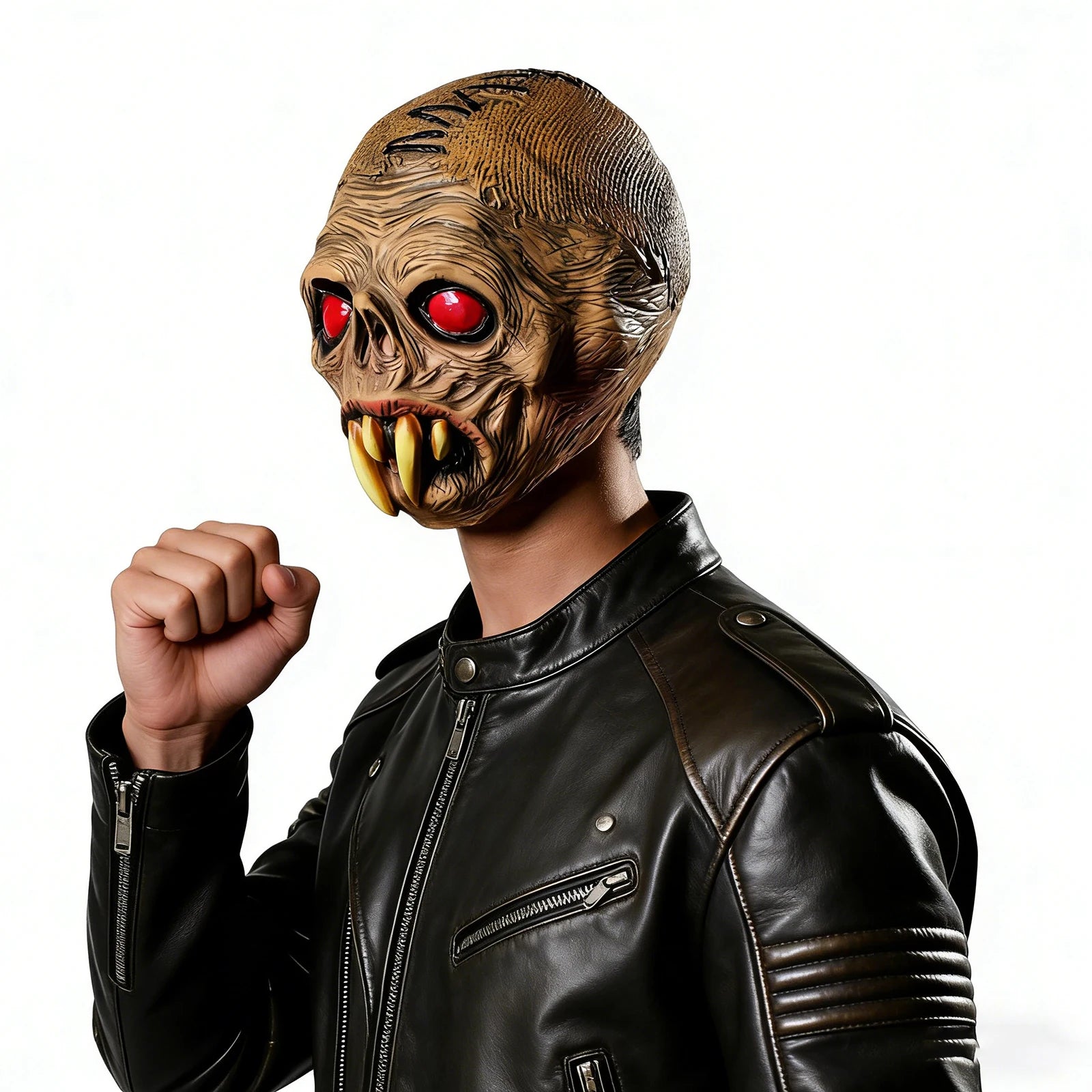 Scary Zombie Monster Mask – Realistic Full Face Halloween Costume