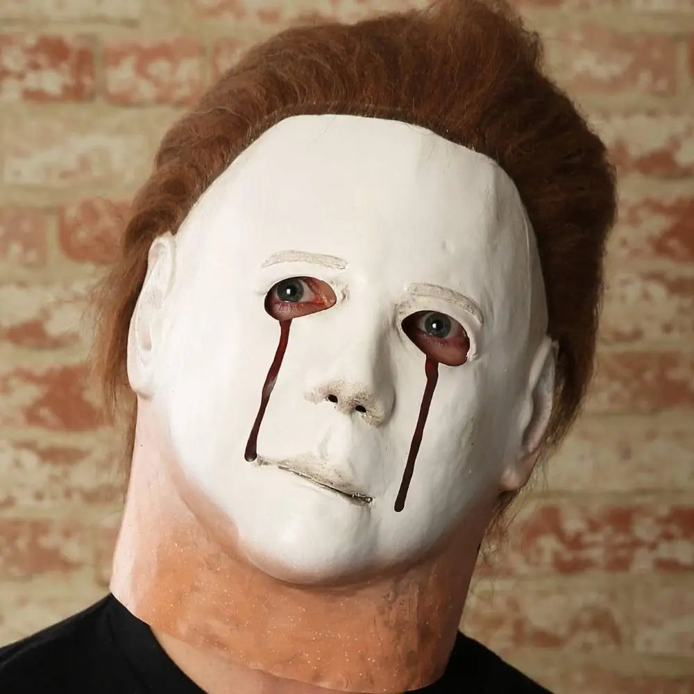 Michael Myers Mask Hallowen Costumes Horror Full Face Latex Mascara Rave Cosplay Movie Tricky Toys Masquerade Men Terror Fancy