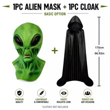 Alien Mask for Halloween & Cosplay