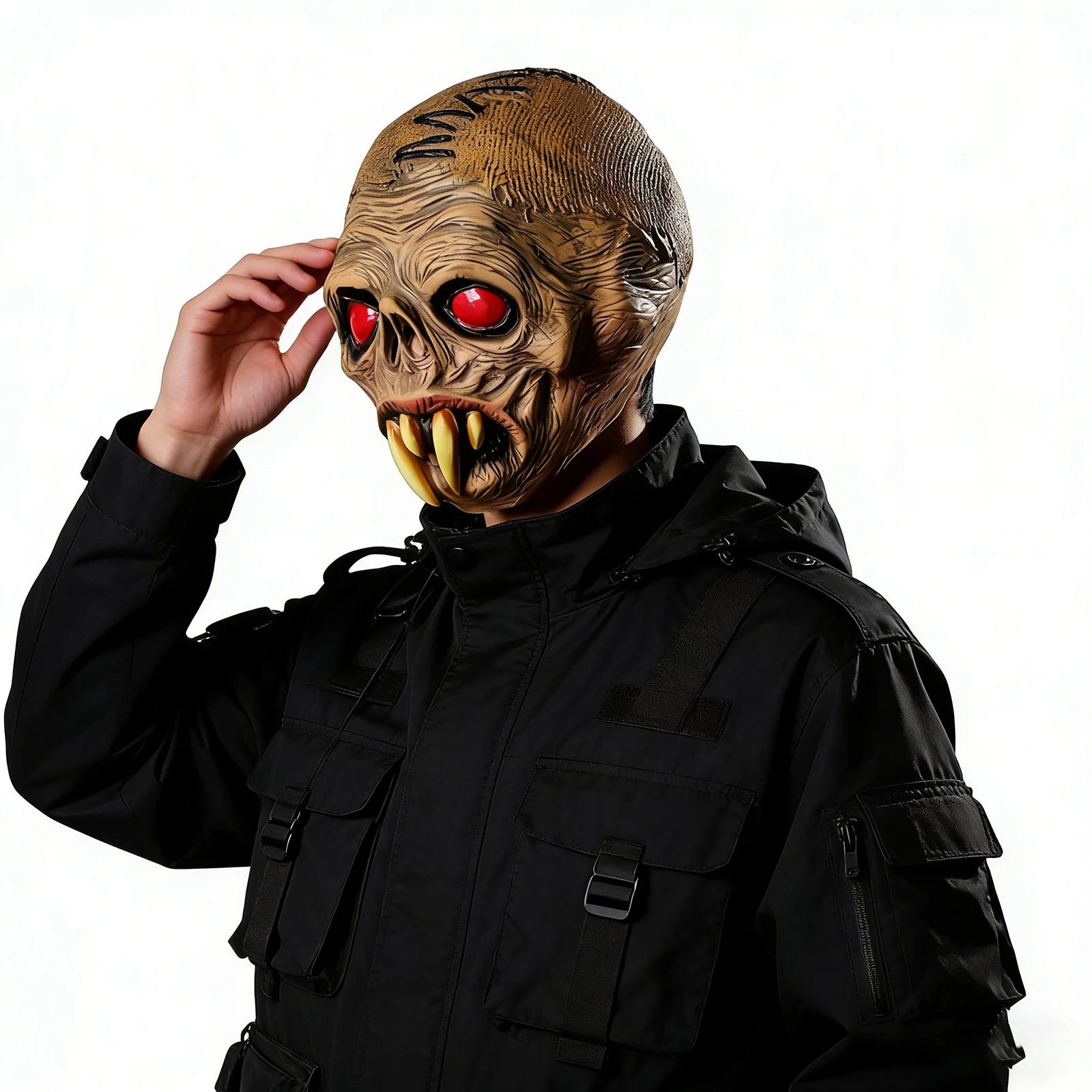 Scary Zombie Monster Mask – Realistic Full Face Halloween Costume