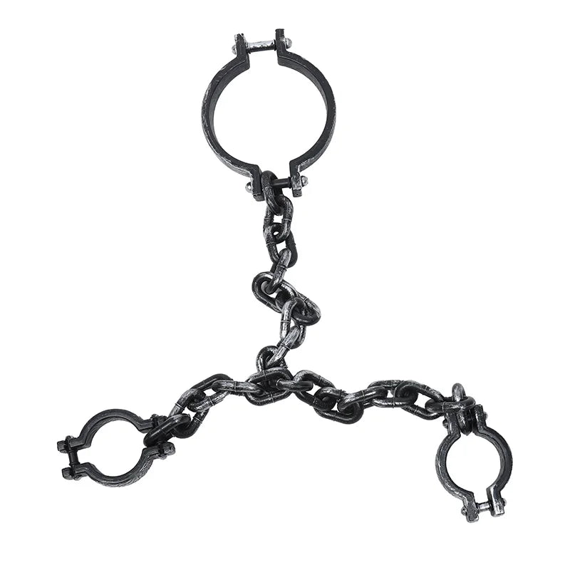 Halloween Fake Chains Set – Haunted House Horror Decoration