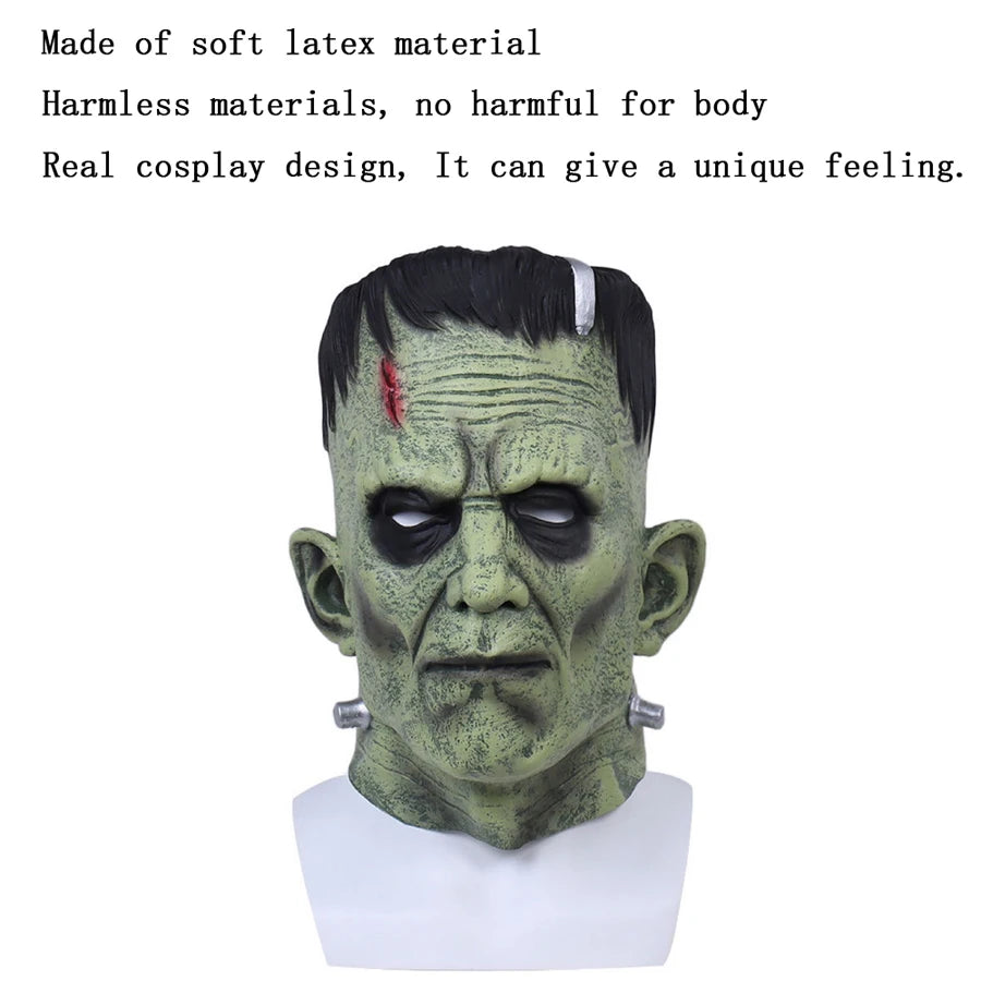 Frankenstein Monster Latex Mask – Realistic Halloween Costume