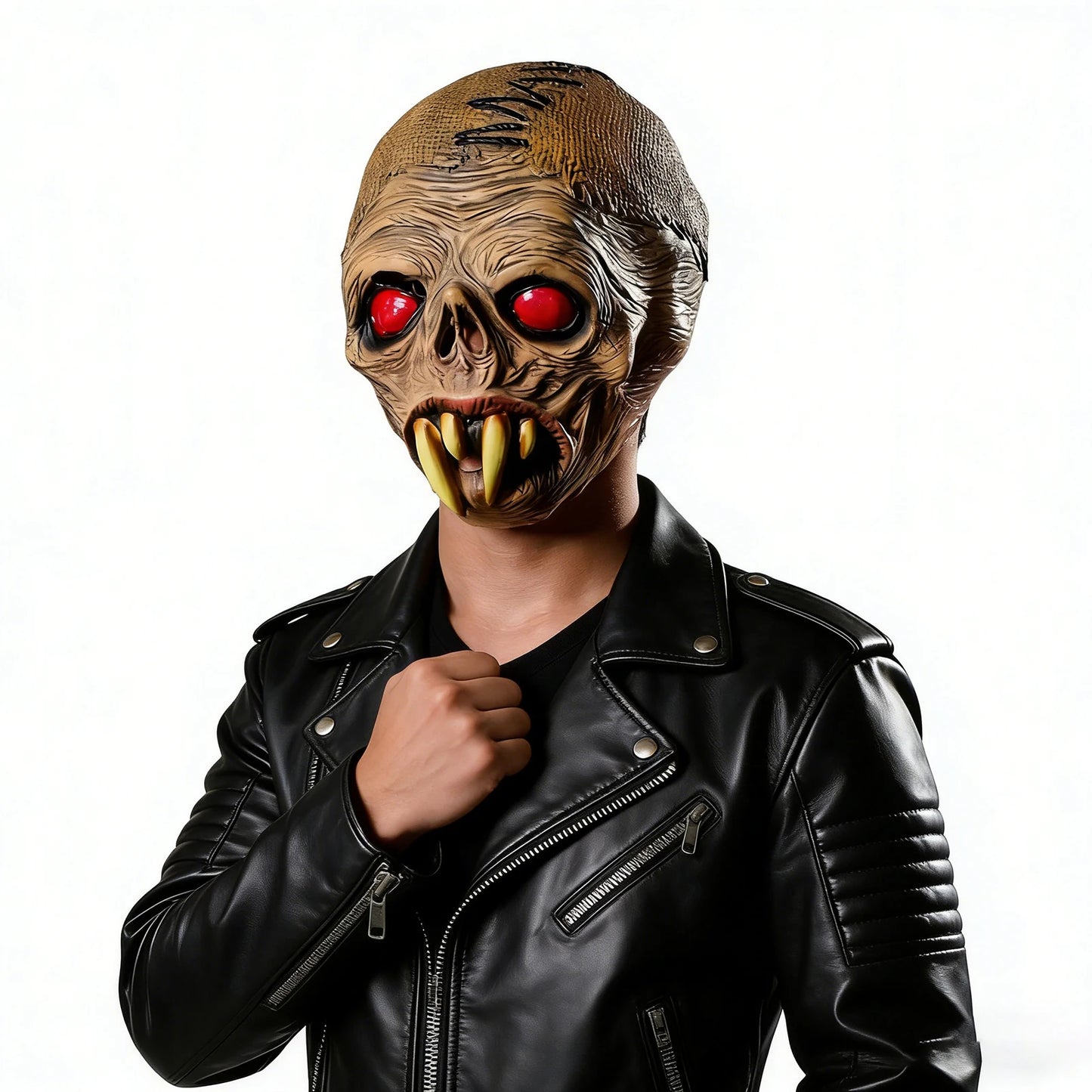 Scary Zombie Monster Mask – Realistic Full Face Halloween Costume