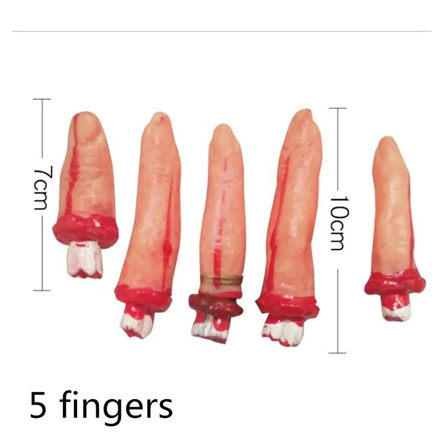 Bloody Severed Hand Prop – Realistic Halloween Decoration