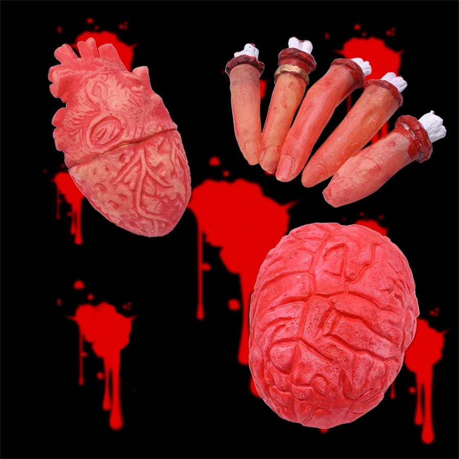 Bloody Severed Hand Prop – Realistic Halloween Decoration