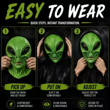 Alien Mask for Halloween & Cosplay