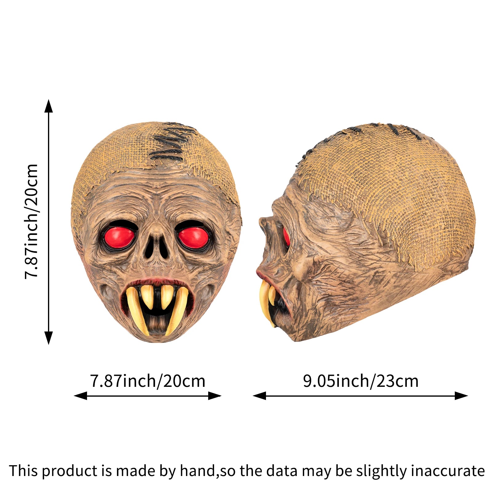 Scary Zombie Monster Mask – Realistic Full Face Halloween Costume