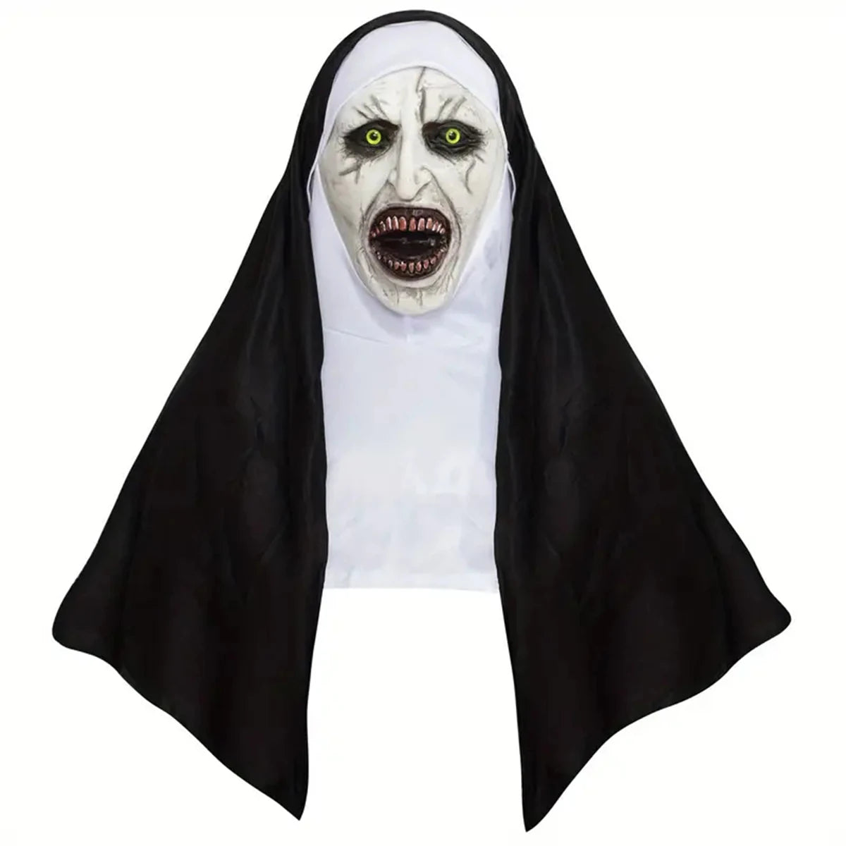 Bloody Scary Nun Mask – Horror Halloween Costume